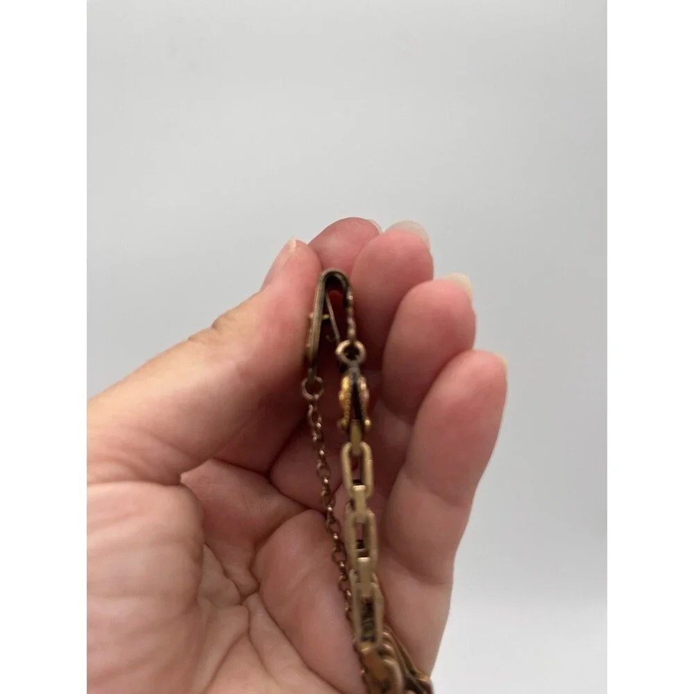 VINTAGE ANTIQUE WATCH CHAIN / FOB Gold Filled